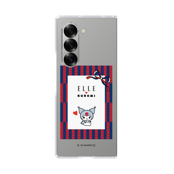 クリアケース［ ELLE×マイメロディ＆クロミ - トリコロールカラーグラフィック6 ］