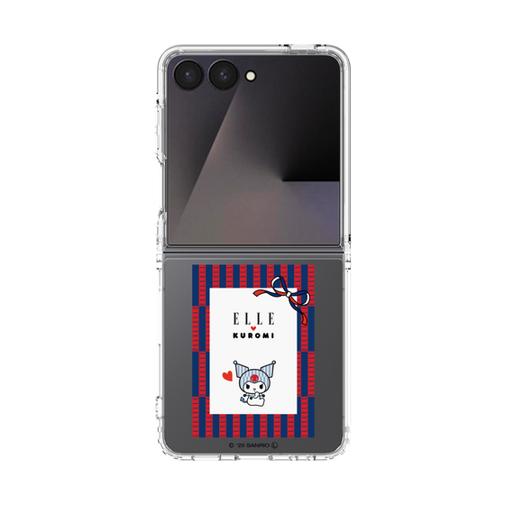 クリアケース［ ELLE×マイメロディ＆クロミ - トリコロールカラーグラフィック6 ］