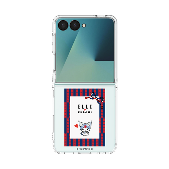 クリアケース［ ELLE×マイメロディ＆クロミ - トリコロールカラーグラフィック6 ］