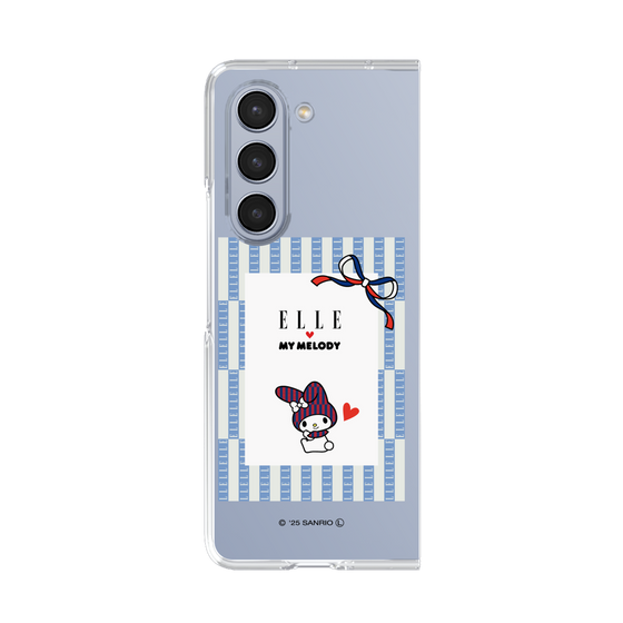 クリアケース［ ELLE×マイメロディ＆クロミ - トリコロールカラーグラフィック7 ］