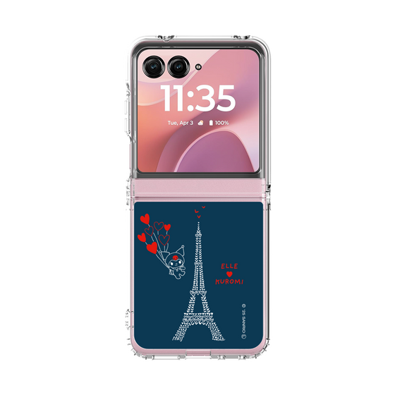 クリアケース［ ELLE×マイメロディ＆クロミ - ハートのタワー ］