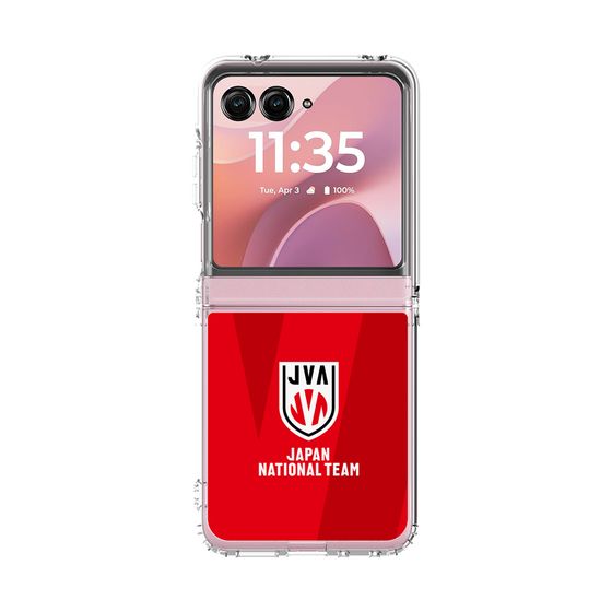 クリアケース［ バレーボール女子日本代表(2025)- ロゴ - レッド ］