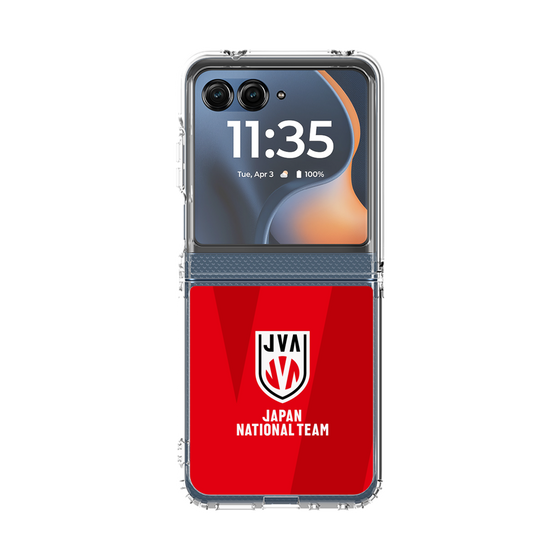 クリアケース［ バレーボール男子日本代表(2025)- ロゴ - レッド ］