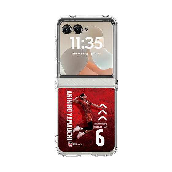 クリアケース［ バレーボール男子日本代表(2025)- 肖像 #6 YAMAUCHI ］