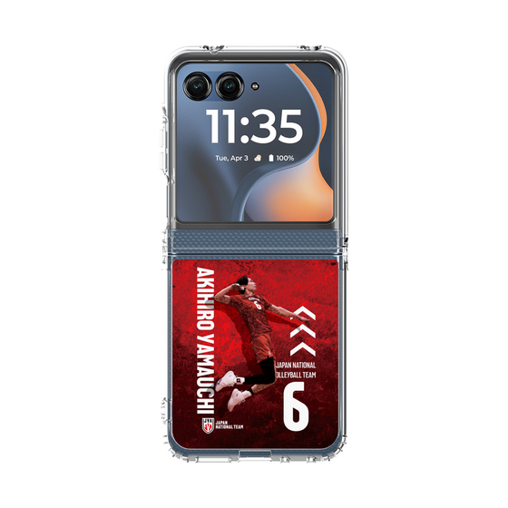クリアケース［ バレーボール男子日本代表(2025)- 肖像 #6 YAMAUCHI ］