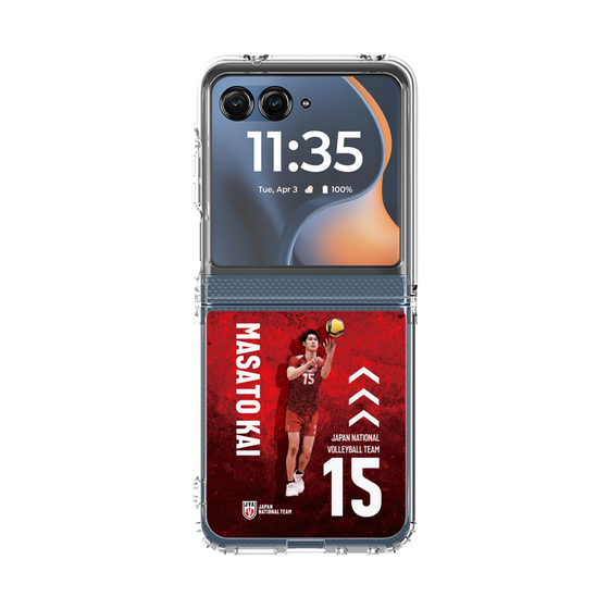 クリアケース［ バレーボール男子日本代表(2025)- 肖像 #15 KAI ］