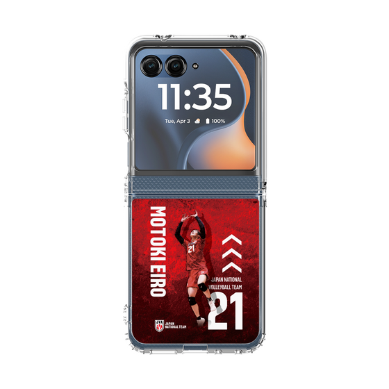 クリアケース［ バレーボール男子日本代表(2025)- 肖像 #21 EIRO ］