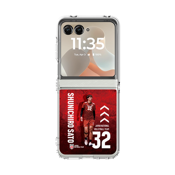 クリアケース［ バレーボール男子日本代表(2025)- 肖像 #32 SATO ］