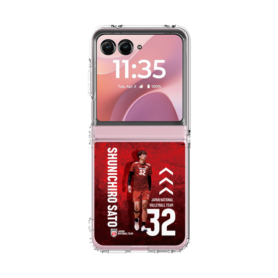 クリアケース［ バレーボール男子日本代表(2025)- 肖像 #32 SATO ］