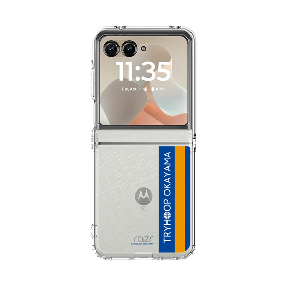 クリアケース［ トライフープ岡山 - ロゴ ］