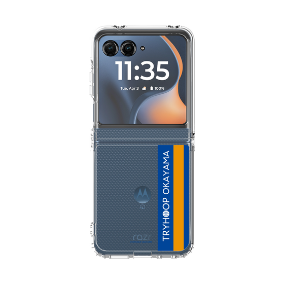 クリアケース［ トライフープ岡山 - ロゴ ］