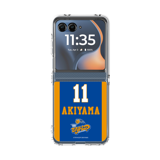 クリアケース［ トライフープ岡山 - #11 AKIYAMA ］