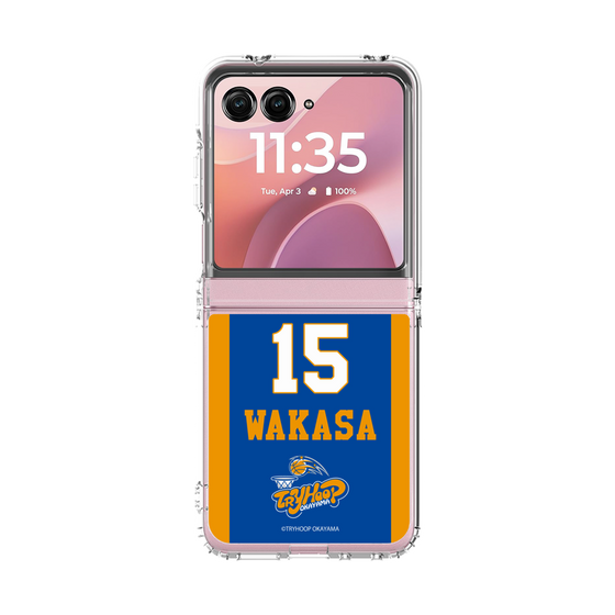 クリアケース［ トライフープ岡山 - #15 WAKASA ］