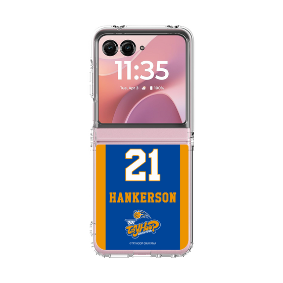 クリアケース［ トライフープ岡山 - #21 HANKERSON ］