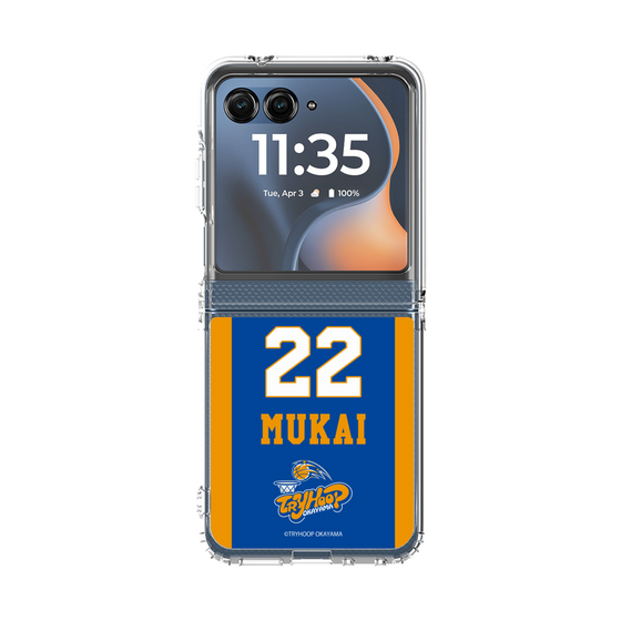 クリアケース［ トライフープ岡山 - #22 MUKAI ］