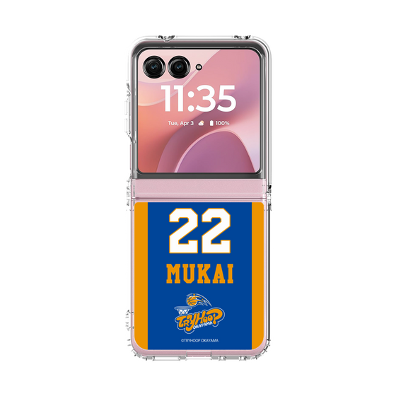 クリアケース［ トライフープ岡山 - #22 MUKAI ］