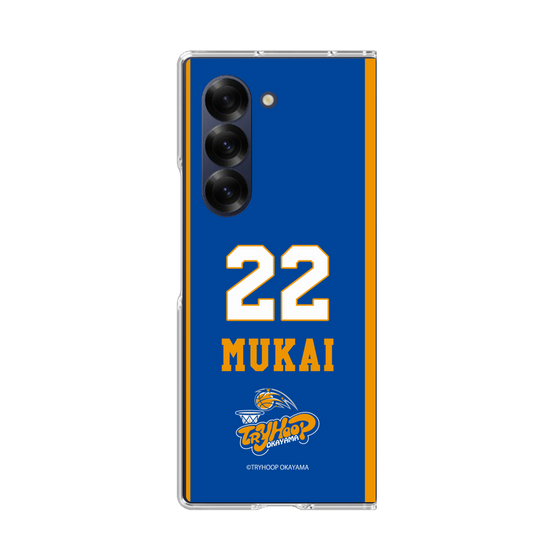 クリアケース［ トライフープ岡山 - #22 MUKAI ］