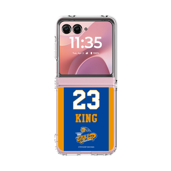 クリアケース［ トライフープ岡山 - #23 KING ］