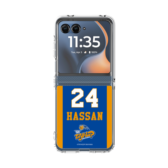 クリアケース［ トライフープ岡山 - #24 HASSAN ］