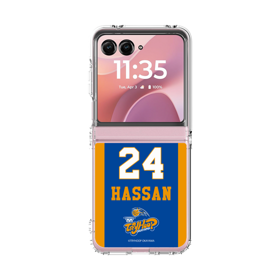 クリアケース［ トライフープ岡山 - #24 HASSAN ］