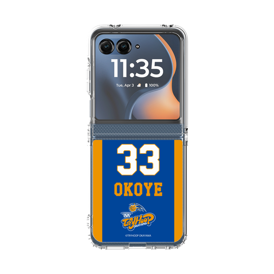 クリアケース［ トライフープ岡山 - #33 OKOYE ］