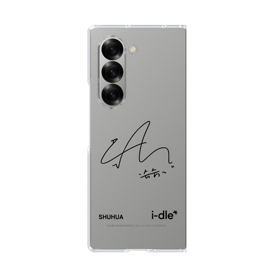 クリアケース［ 2025 i-dle first japan tour - 手書きサイン - SHUHUA ］