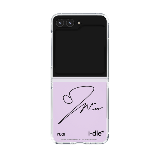 クリアケース［ 2025 i-dle first japan tour - 手書きサイン - YUQI ］