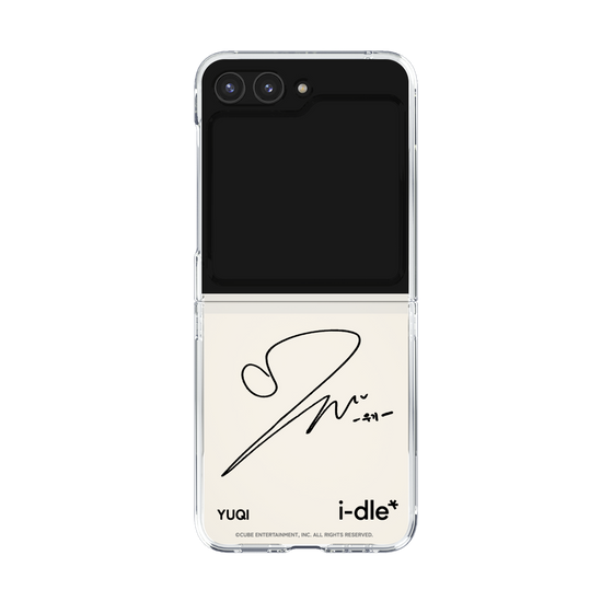 クリアケース［ 2025 i-dle first japan tour - 手書きサイン - YUQI ］