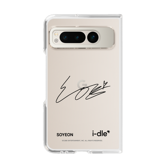 クリアケース［ 2025 i-dle first japan tour - 手書きサイン - SOYEON ］