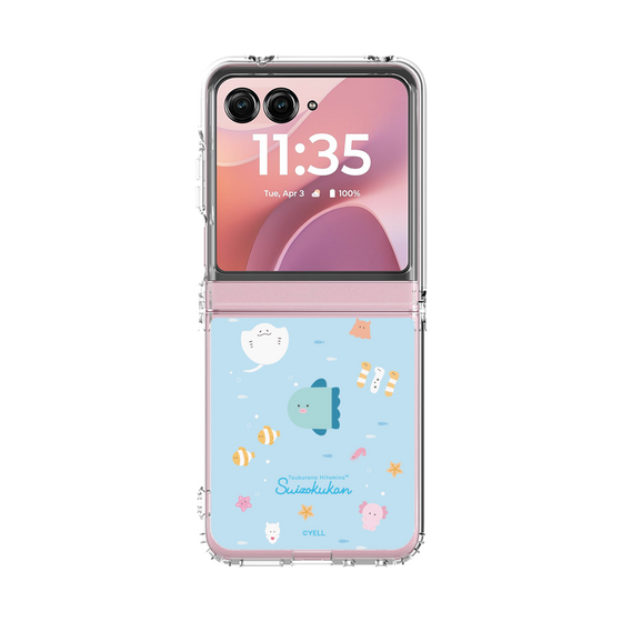 クリアケース［ つぶらな瞳の仲間達 - つぶらな瞳の水族館 ］