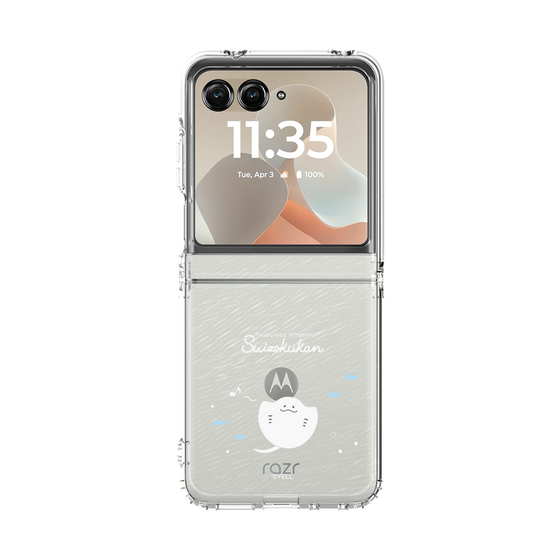 クリアケース［ つぶらな瞳の仲間達 - つぶらな瞳の水族館 - えい ］