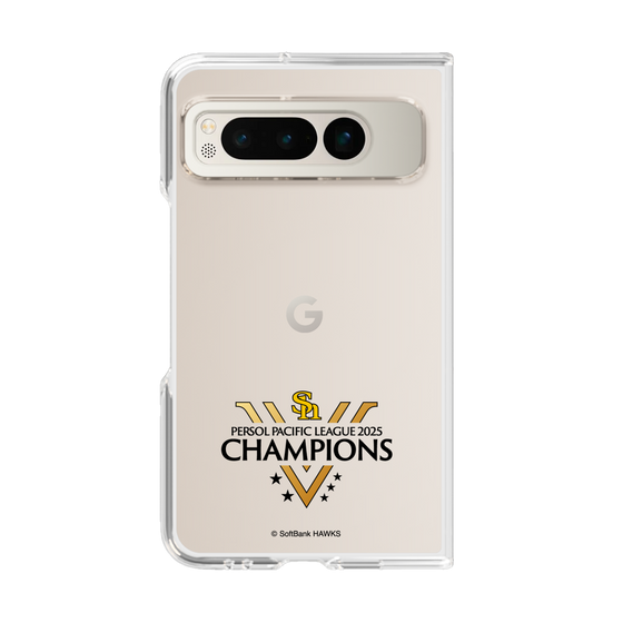 クリアケース［ 福岡ソフトバンクホークス - PERSOL PACIFIC LEAGUE 2025 CHAMOIONS ロゴ - クリア ］