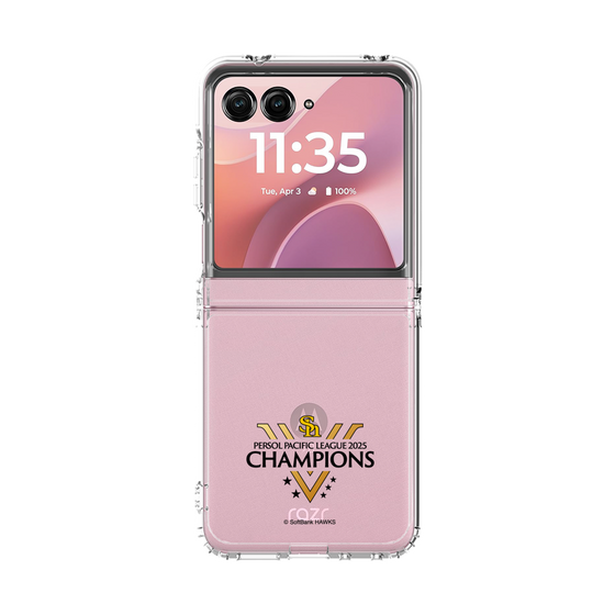 クリアケース［ 福岡ソフトバンクホークス - PERSOL PACIFIC LEAGUE 2025 CHAMOIONS ロゴ - クリア ］
