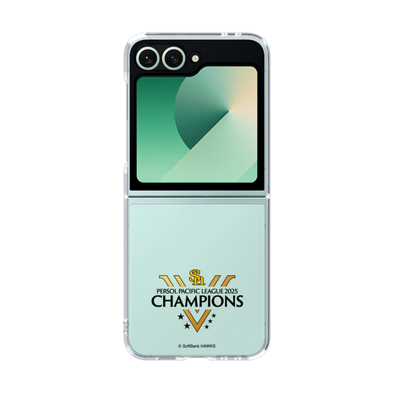 クリアケース［ 福岡ソフトバンクホークス - PERSOL PACIFIC LEAGUE 2025 CHAMOIONS ロゴ - クリア ］