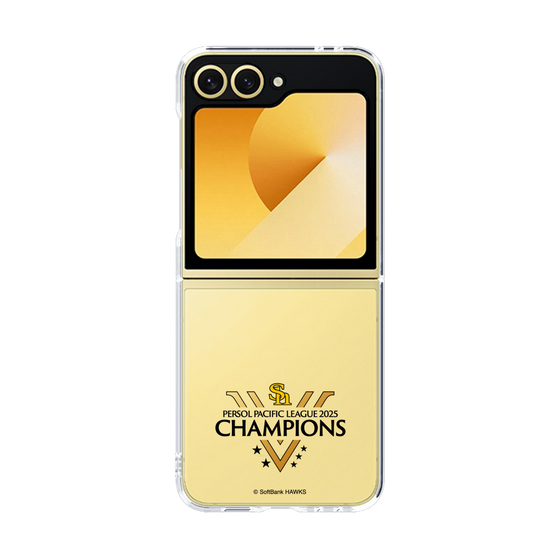 クリアケース［ 福岡ソフトバンクホークス - PERSOL PACIFIC LEAGUE 2025 CHAMOIONS ロゴ - クリア ］