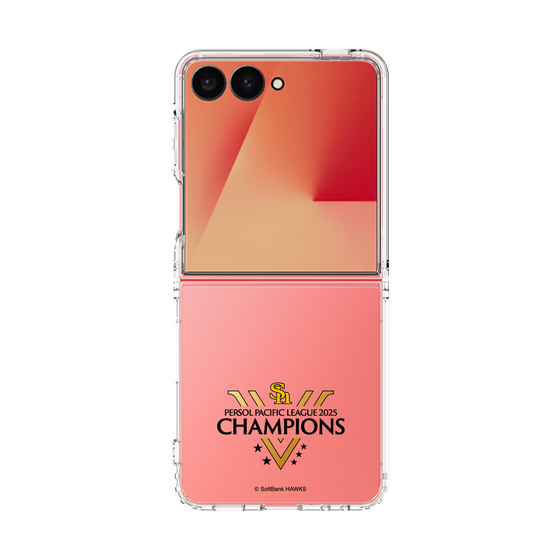 クリアケース［ 福岡ソフトバンクホークス - PERSOL PACIFIC LEAGUE 2025 CHAMOIONS ロゴ - クリア ］