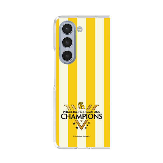 クリアケース［ 福岡ソフトバンクホークス - PERSOL PACIFIC LEAGUE 2025 CHAMOIONS ロゴ - ストライプ ］