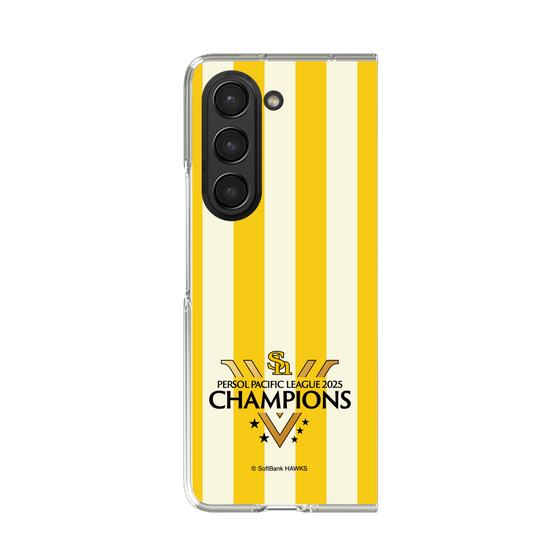 クリアケース［ 福岡ソフトバンクホークス - PERSOL PACIFIC LEAGUE 2025 CHAMOIONS ロゴ - ストライプ ］