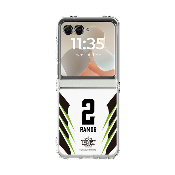 クリアケース［ レバンガ北海道 - #2 RAMOS - AWAY - 裏 ］