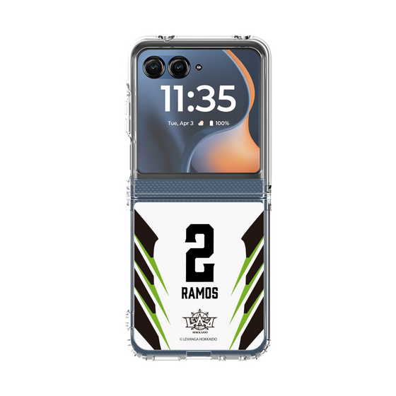 クリアケース［ レバンガ北海道 - #2 RAMOS - AWAY - 裏 ］
