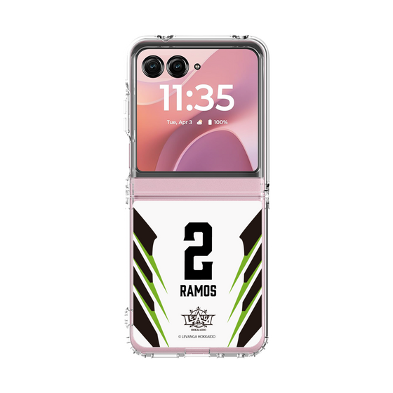 クリアケース［ レバンガ北海道 - #2 RAMOS - AWAY - 裏 ］