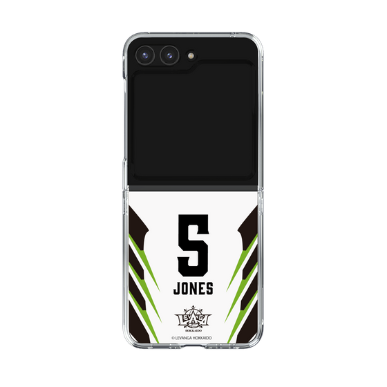 クリアケース［ レバンガ北海道 - #5 JONES - AWAY - 裏 ］