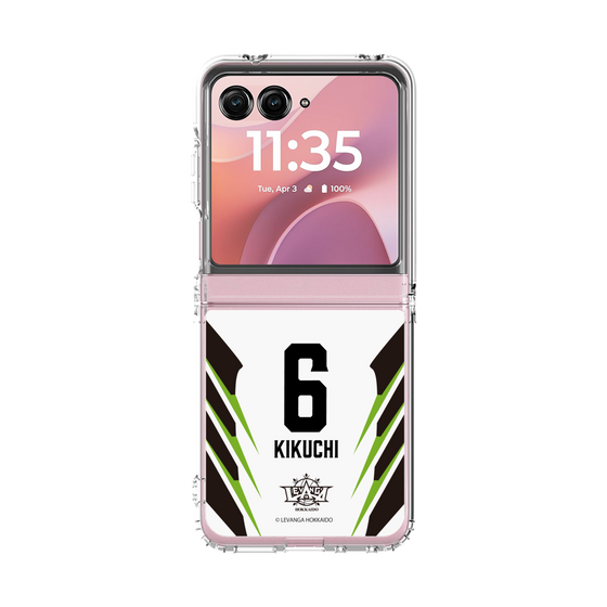 クリアケース［ レバンガ北海道 - #6 KIKUCHI - AWAY - 裏 ］