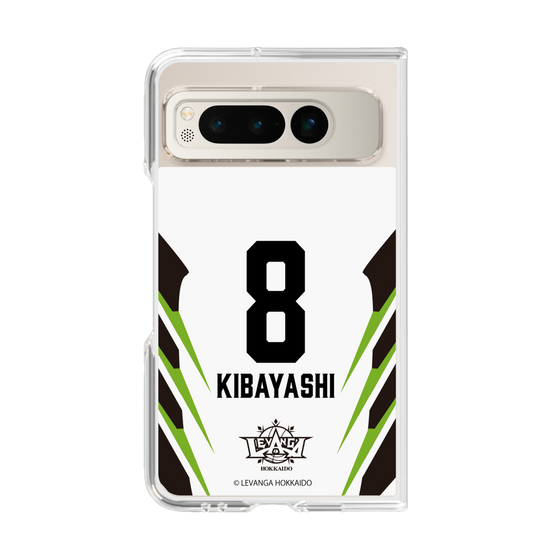 クリアケース［ レバンガ北海道 - #8 KIBAYASHI - AWAY - 裏 ］