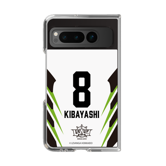 クリアケース［ レバンガ北海道 - #8 KIBAYASHI - AWAY - 裏 ］
