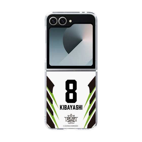 クリアケース［ レバンガ北海道 - #8 KIBAYASHI - AWAY - 裏 ］