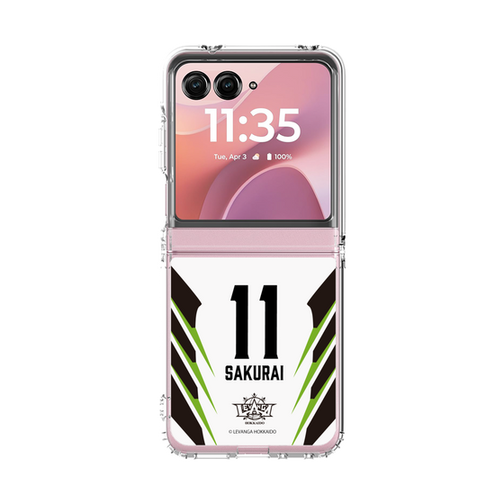 クリアケース［ レバンガ北海道 - #11 SAKURAI - AWAY - 裏 ］