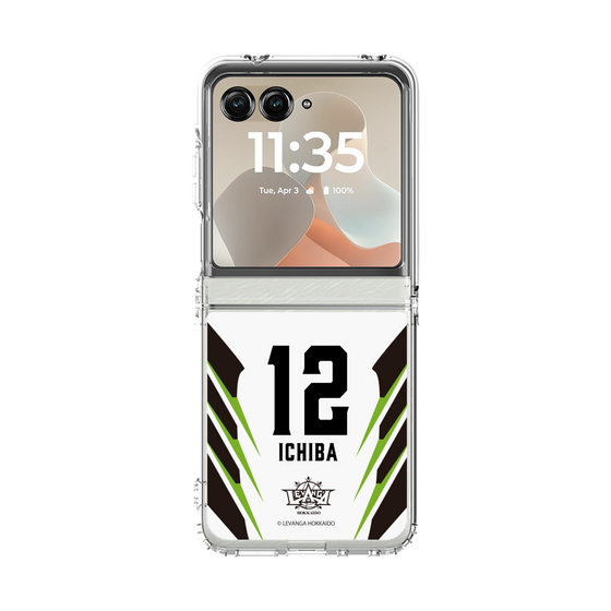 クリアケース［ レバンガ北海道 - #12 ICHIBA - AWAY - 裏 ］