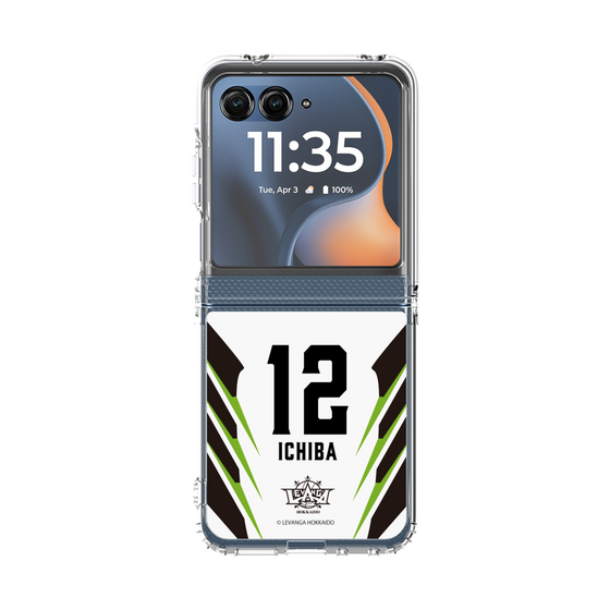 クリアケース［ レバンガ北海道 - #12 ICHIBA - AWAY - 裏 ］