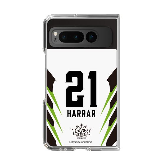 クリアケース［ レバンガ北海道 - #21 HARRAR - AWAY - 裏 ］